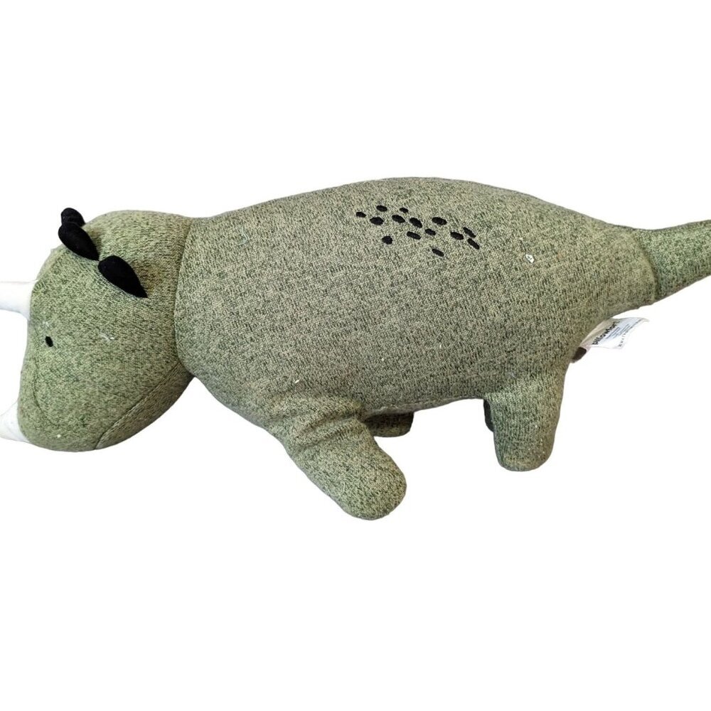 Pillowfort Green Triceratops Dinosaur Plush Toy Stuffed Animal 18" Soft Cuddly K